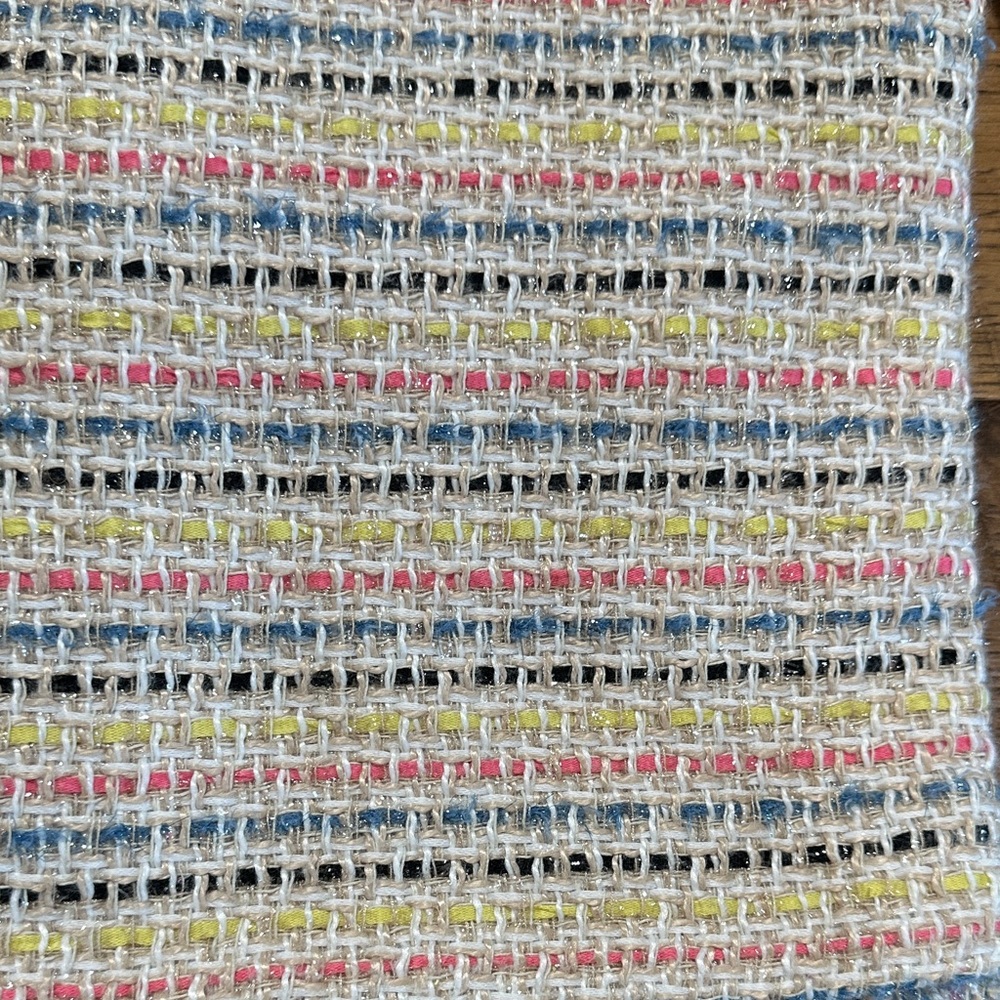 Ann Taylor Cream and Multicolor Tweed Jacket - Picture 9 of 9